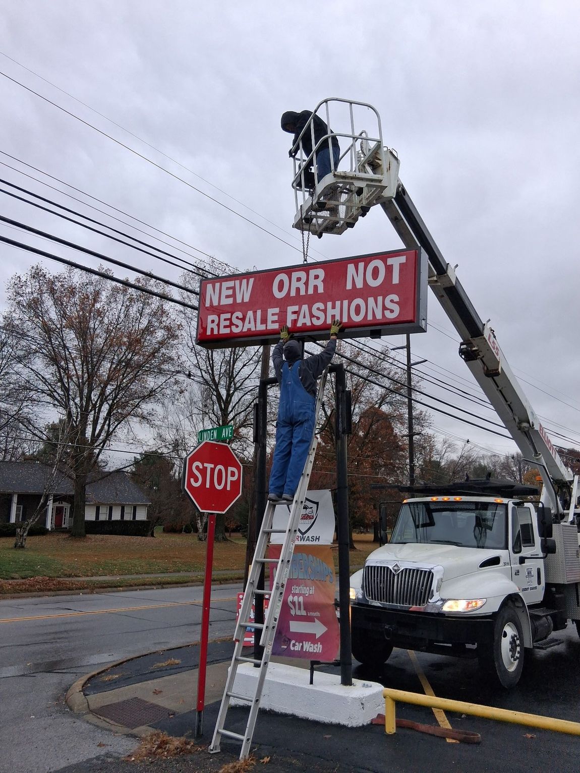 LED channel letter sign
