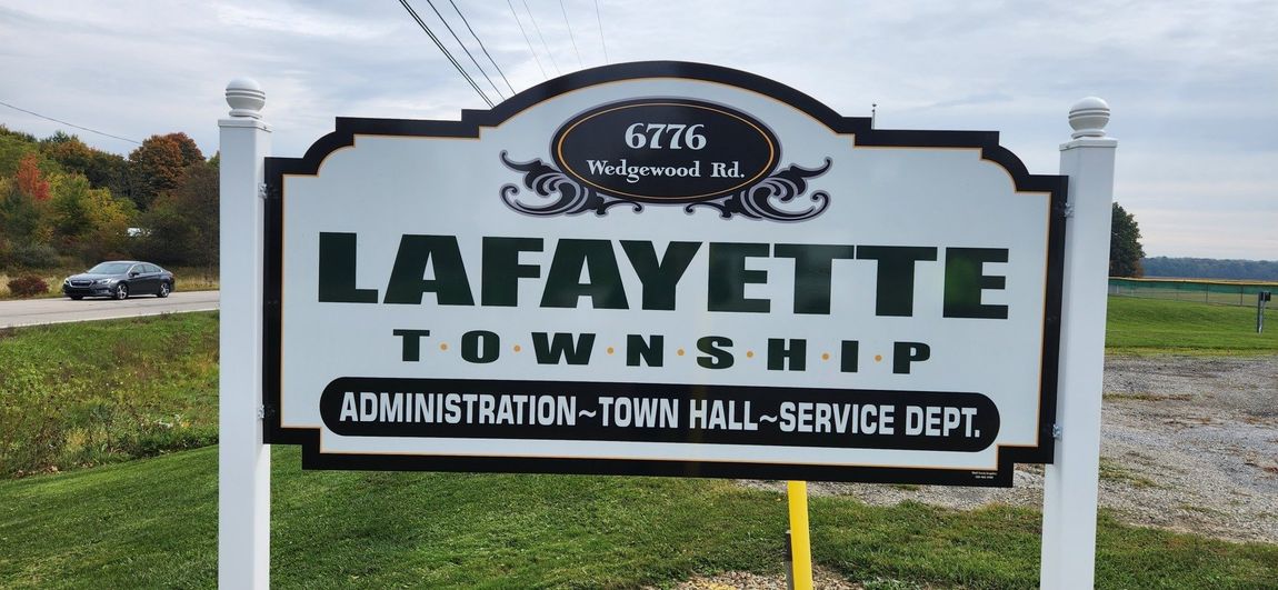 Installed monument entry sign
